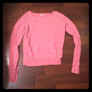 Long sleeve pink shirt